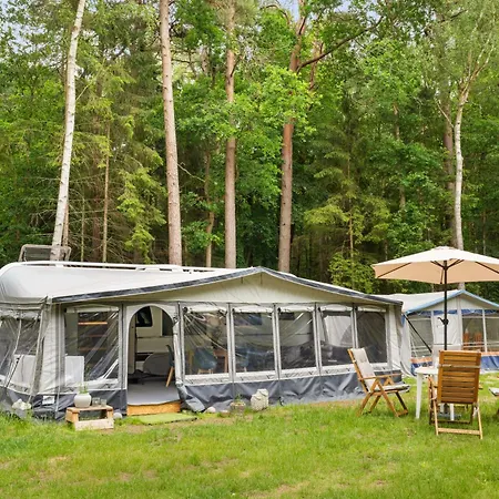 Kemping Urlaub Im Luxus Wohnwagen Statt - Mit Badezimmer, Vorzelt Und Garten - Urlaub Auf Ruegen Am Naturstrand In Der Naehe Des Kap Arkona *